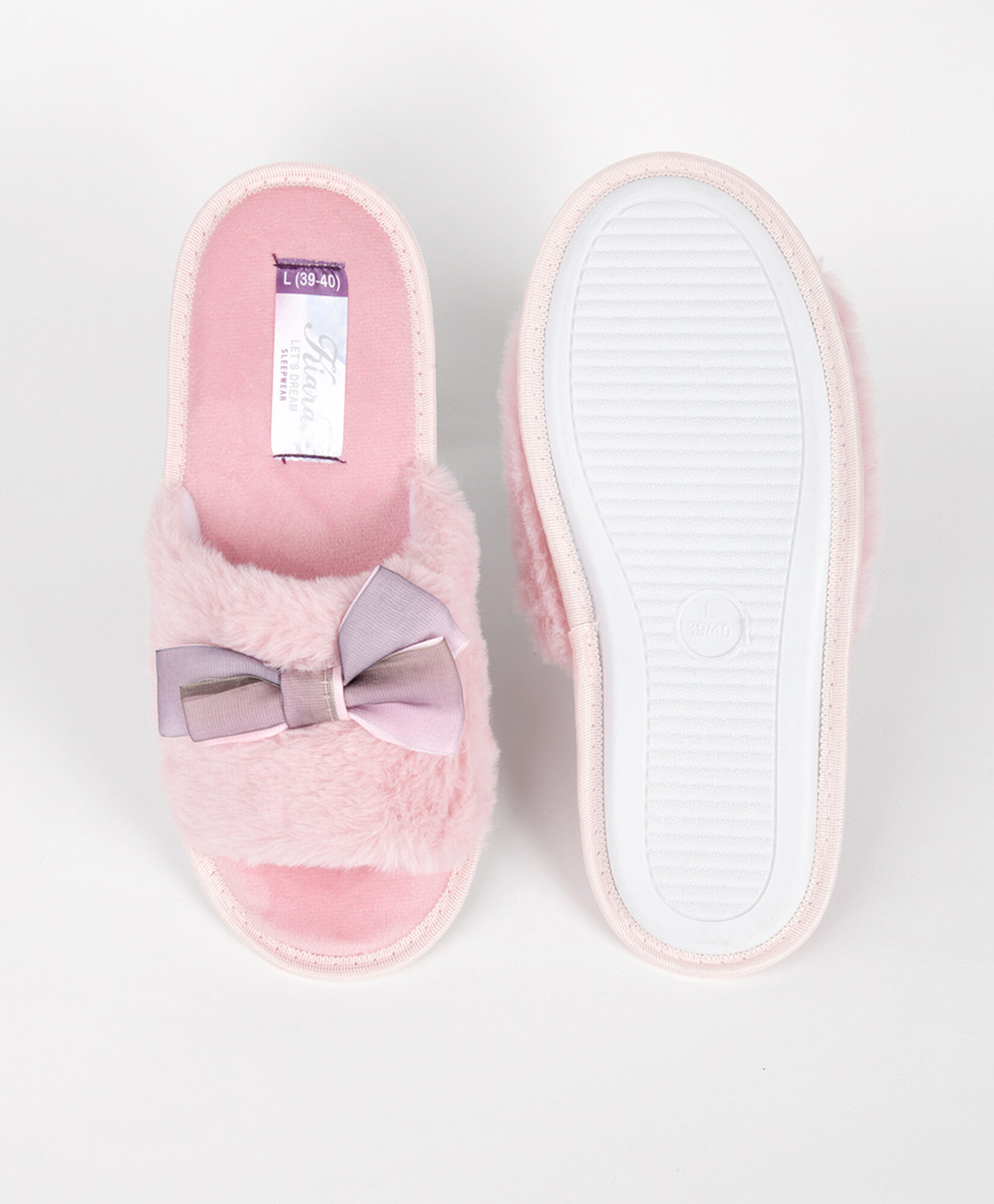 Pantufla mujer cinta pelitos Pantufla mujer cinta pelitos