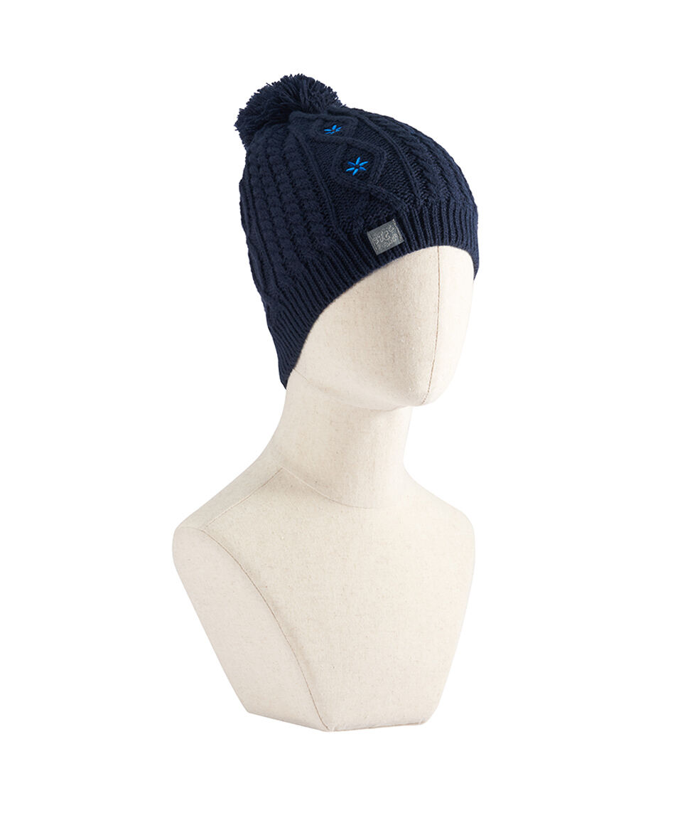 Gorro escolar florcitas