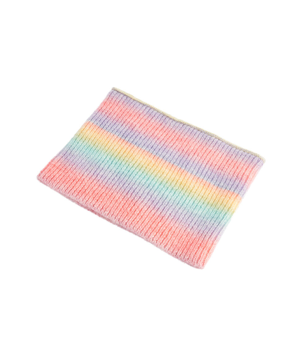 Cuello infantil l&iacute;neas arco&iacute;ris