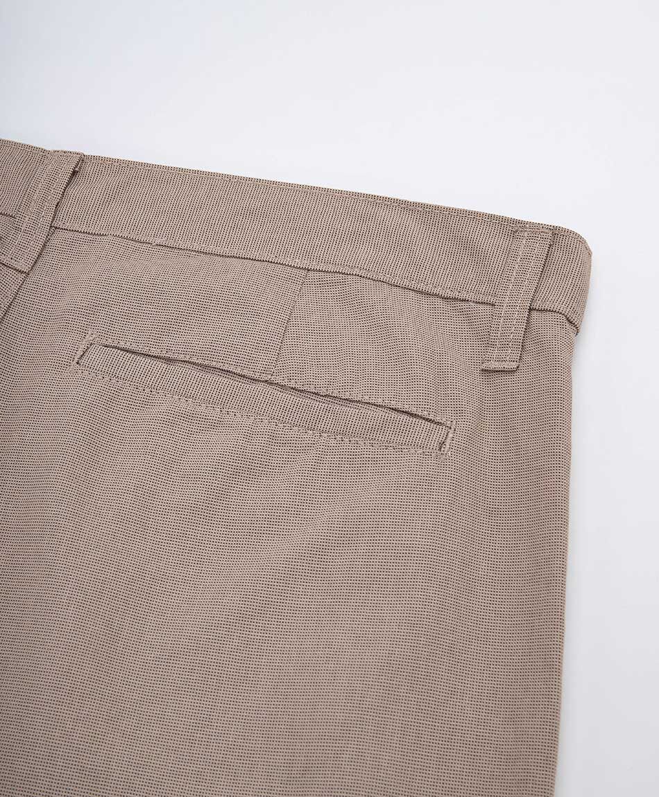 Short hombre textura beige algod&oacute;n