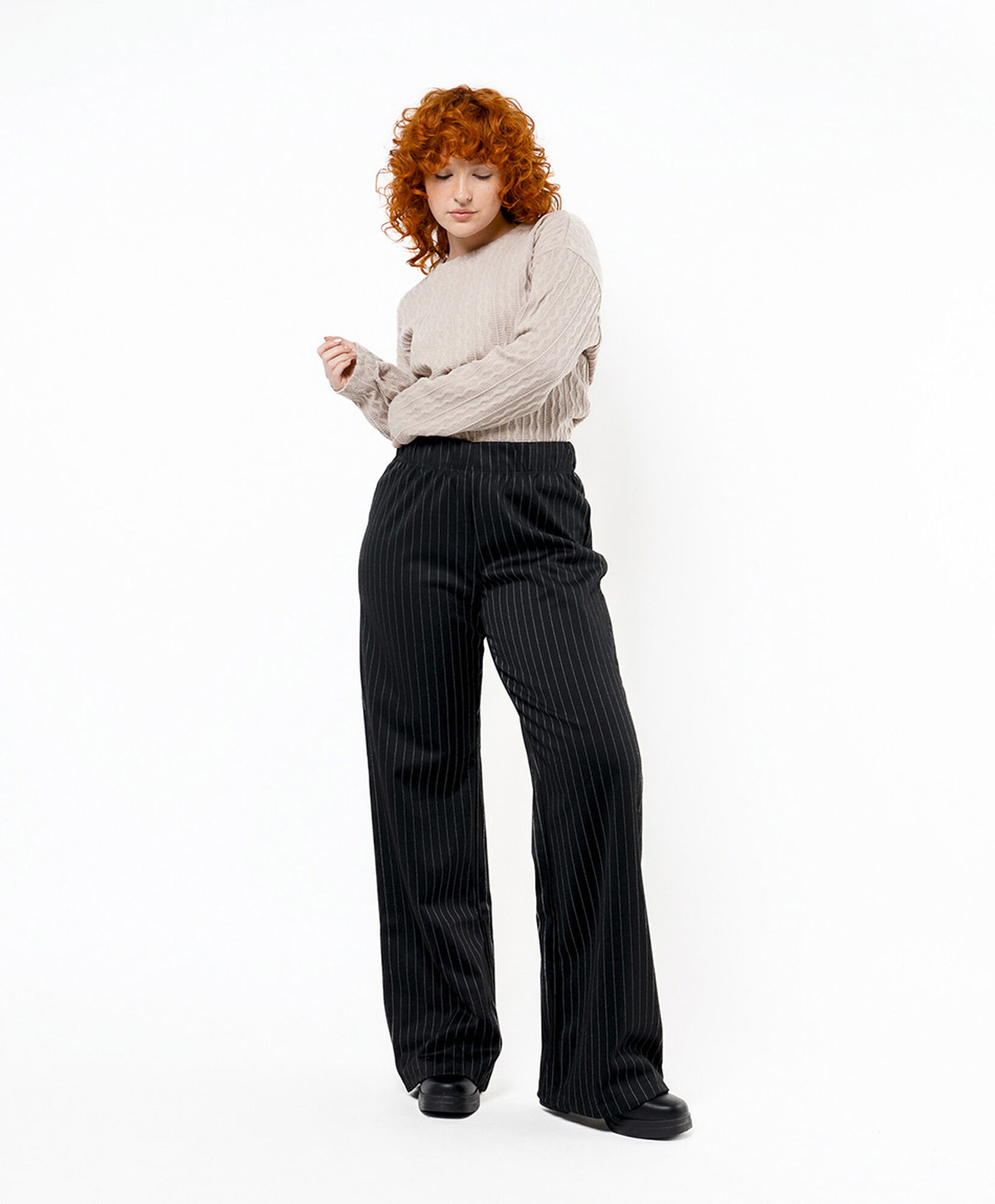 Pantalón mujer líneas black Pantalón mujer líneas black