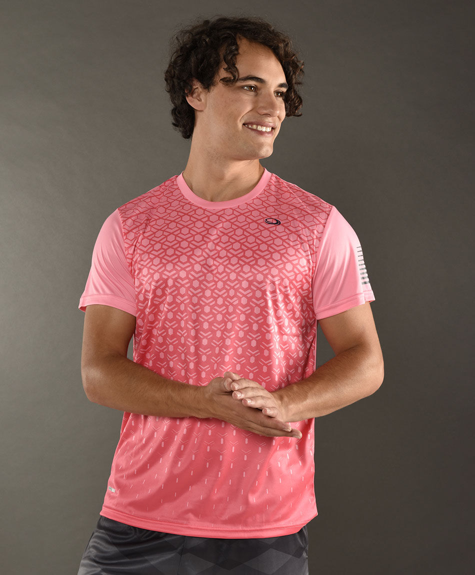 Polera manga corta cuello redondo