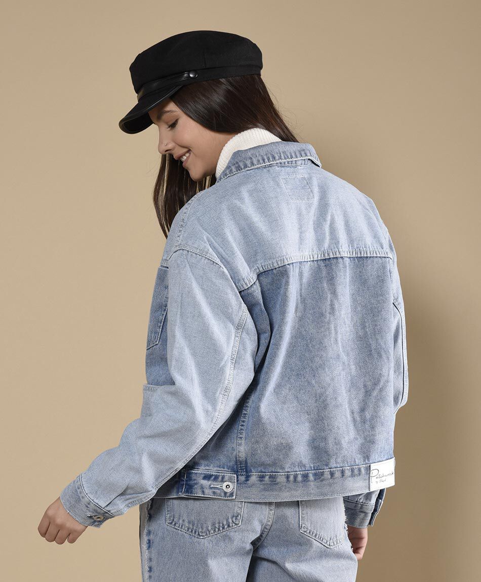 Casaca denim patsh