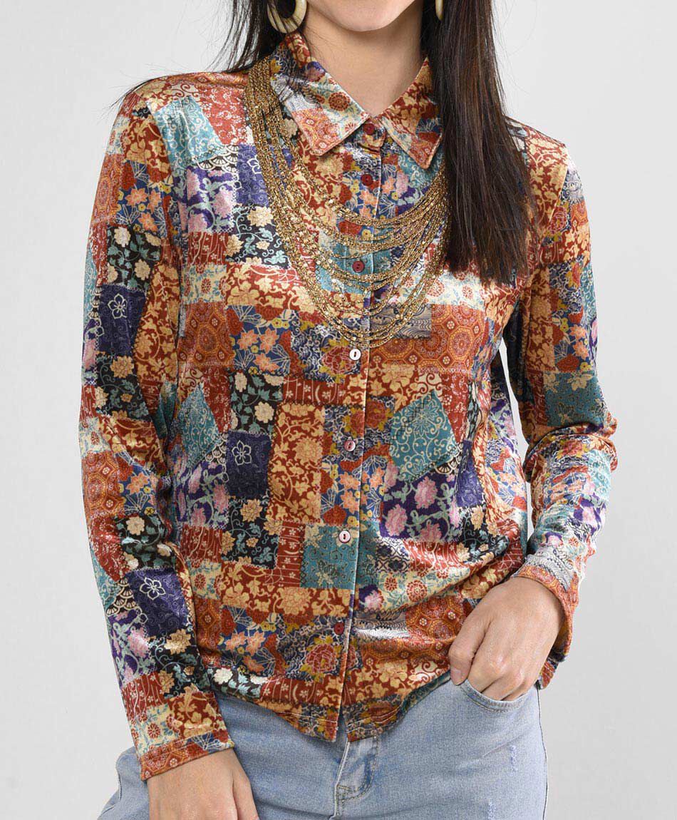 Blusa mujer velvet