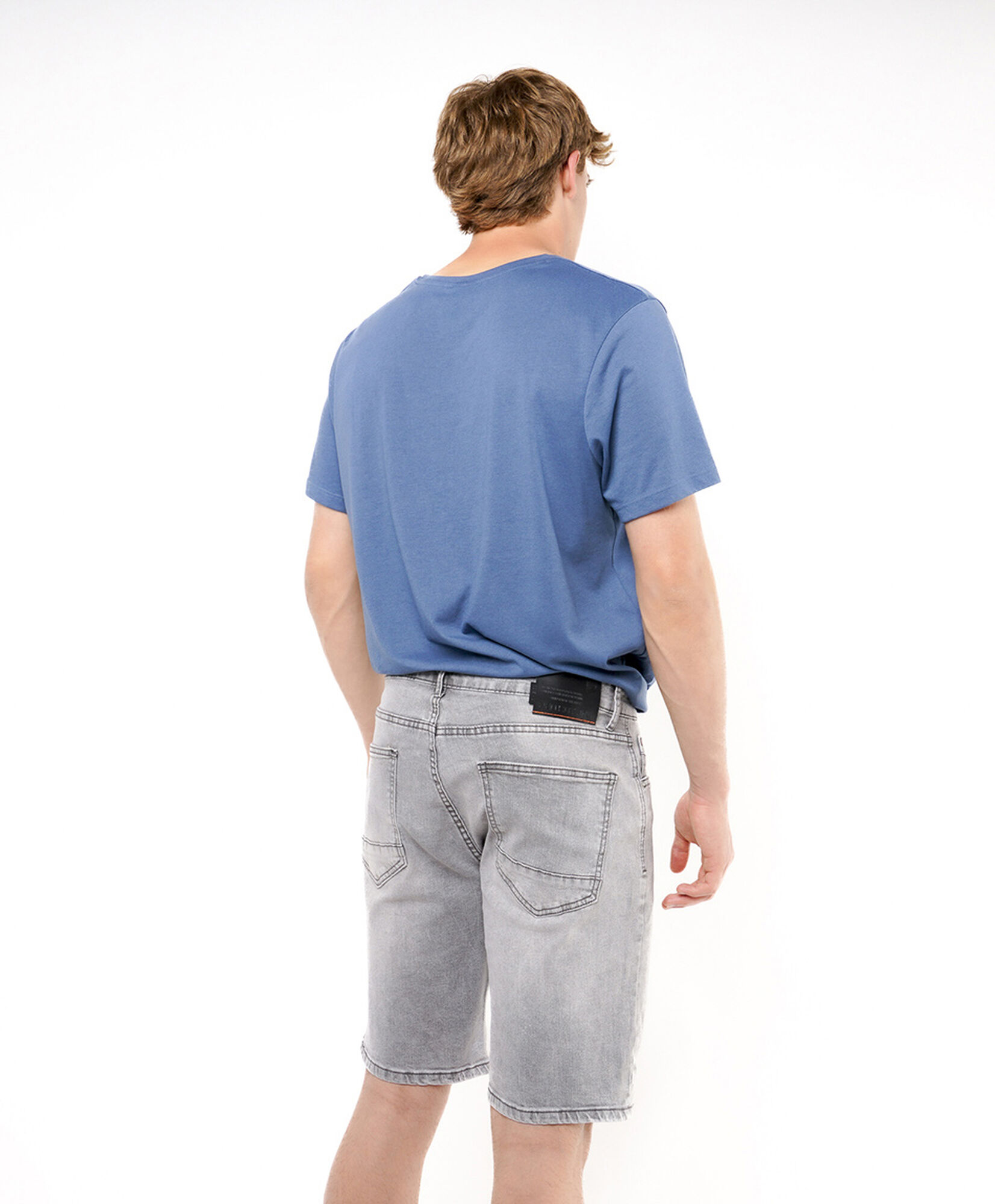 Bermuda hombre denim gris claro Bermuda hombre denim gris claro
