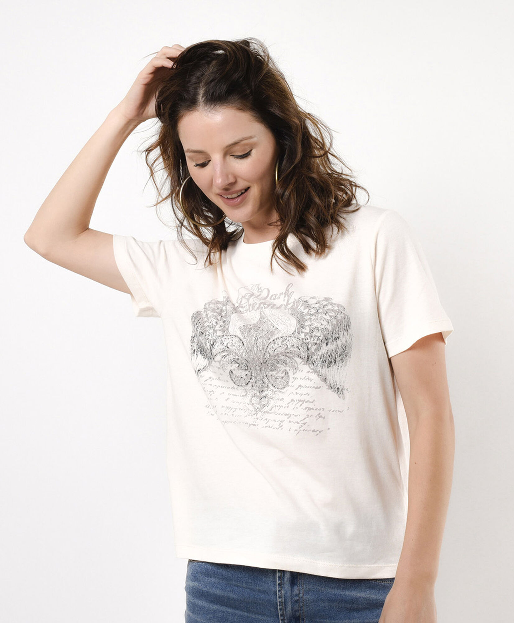 Polera mujer estampado frontal Polera mujer estampado frontal