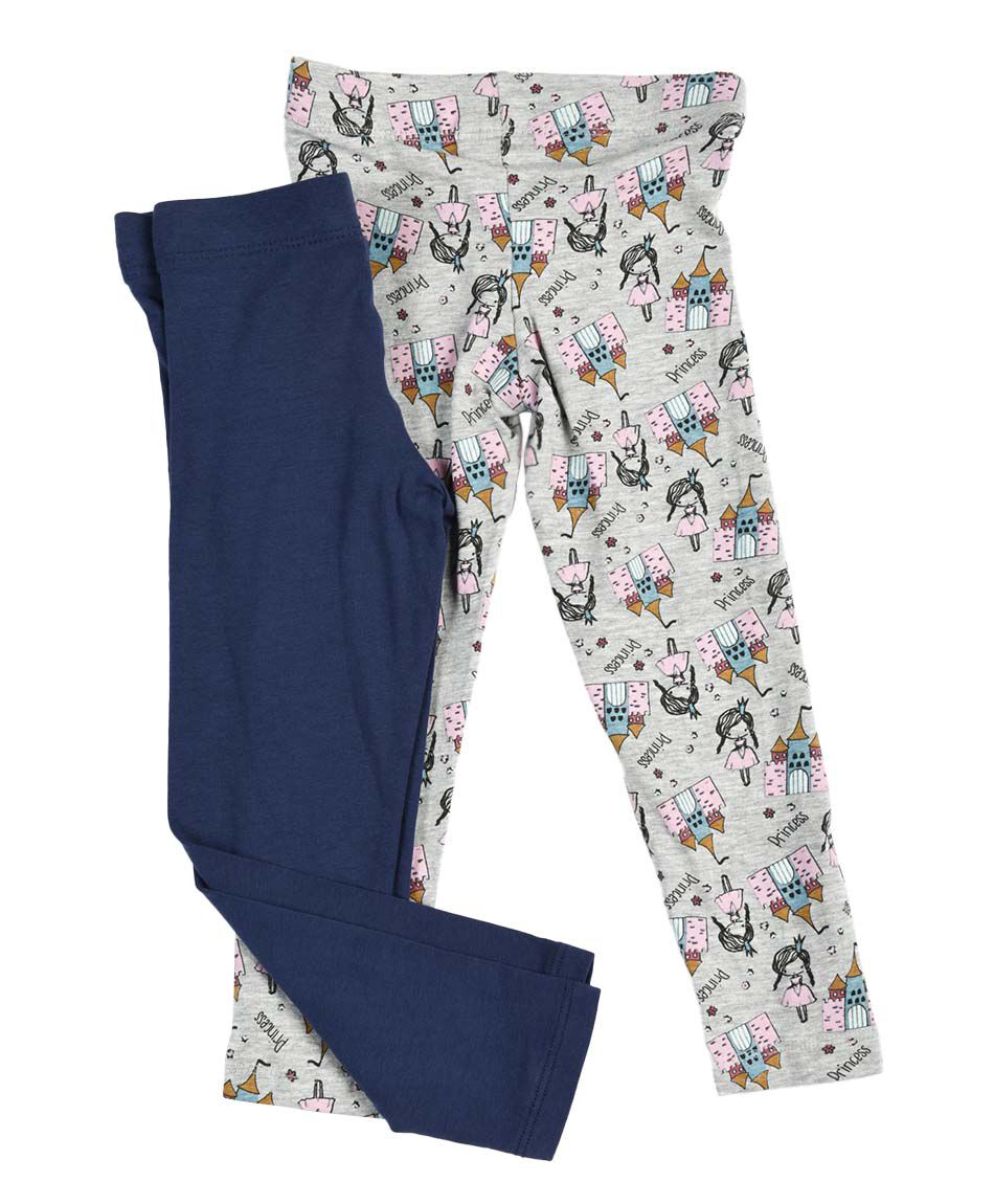 Pack 2 leggins beb&eacute; castillo