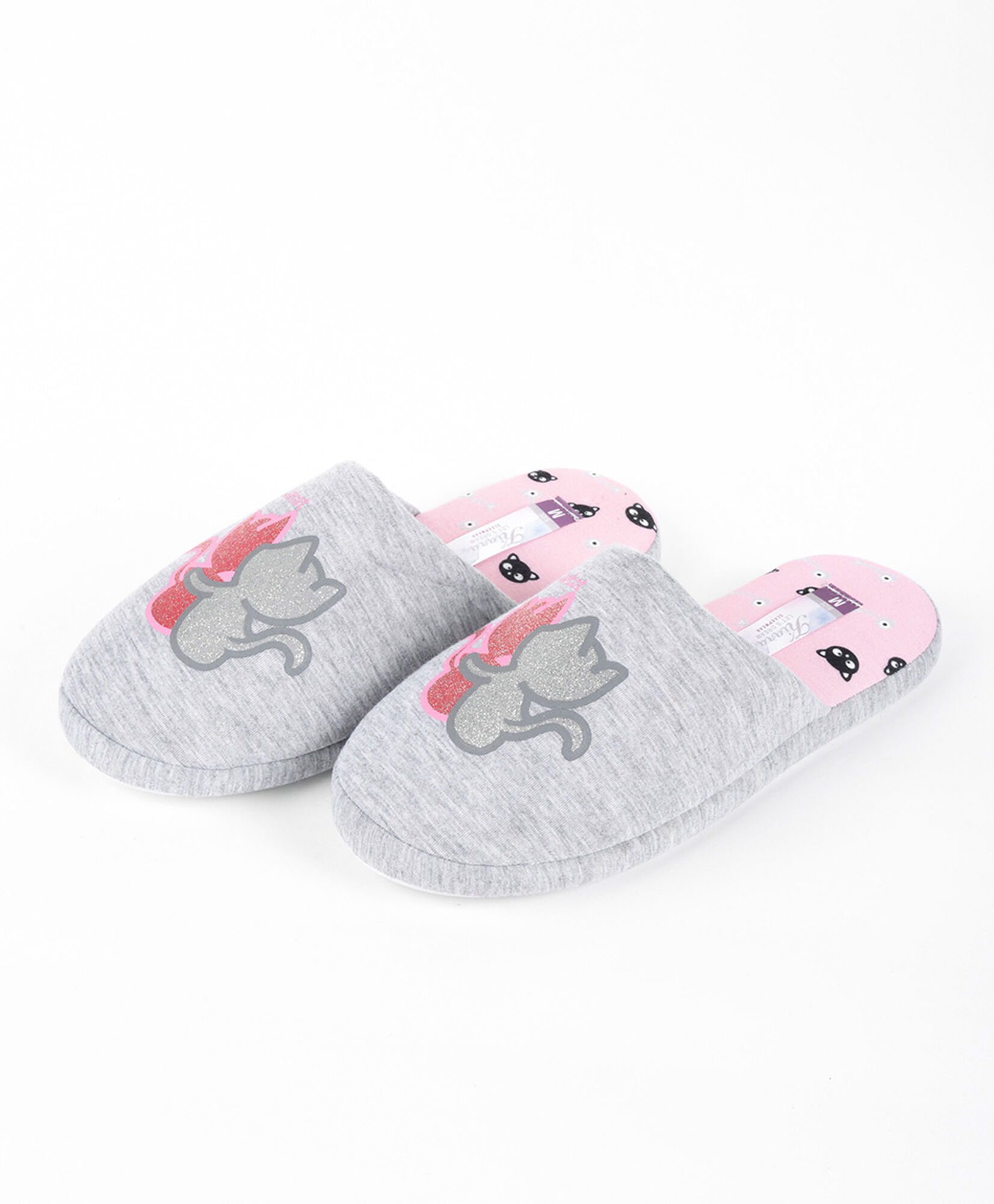 Pantufla mujer gatitos Pantufla mujer gatitos