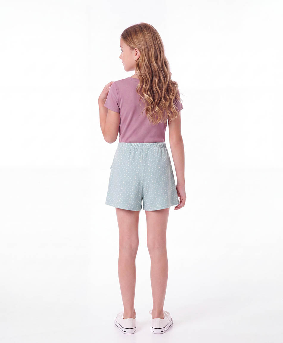 Short ni&ntilde;a falda estrellas