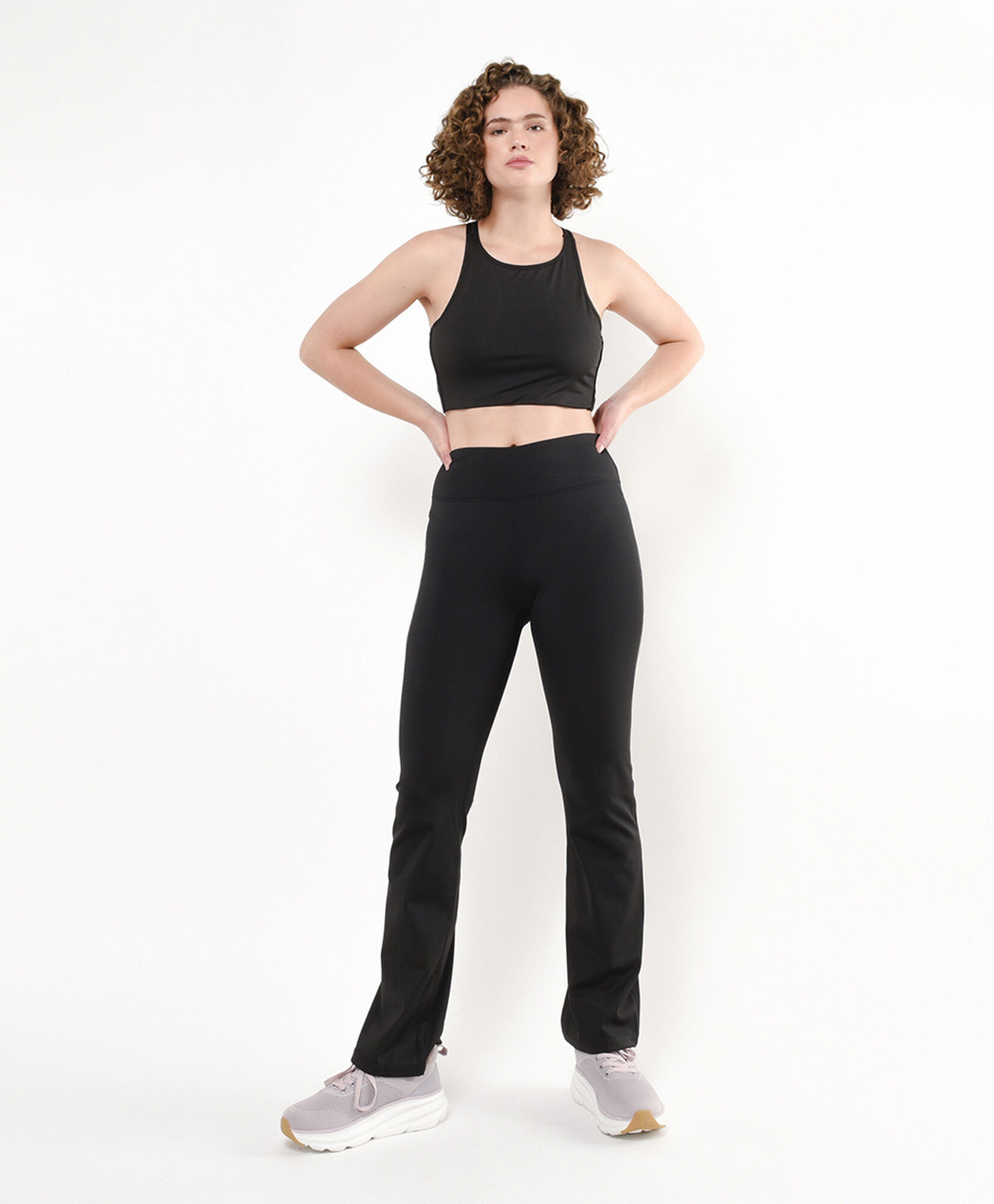 Calza deportiva mujer recta lisa Calza deportiva mujer recta lisa