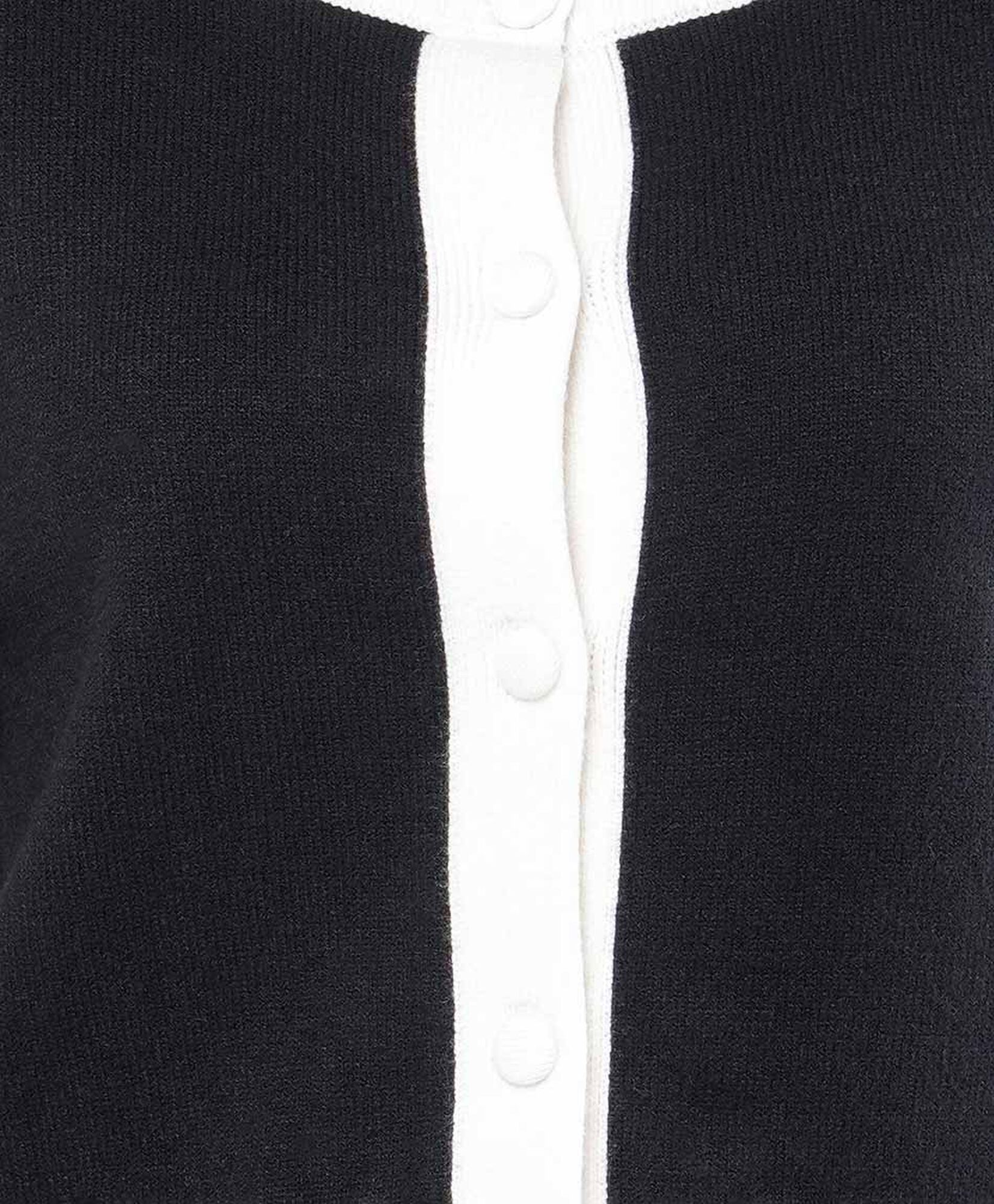 Cardigan mujer bicolor crop Cardigan mujer bicolor crop