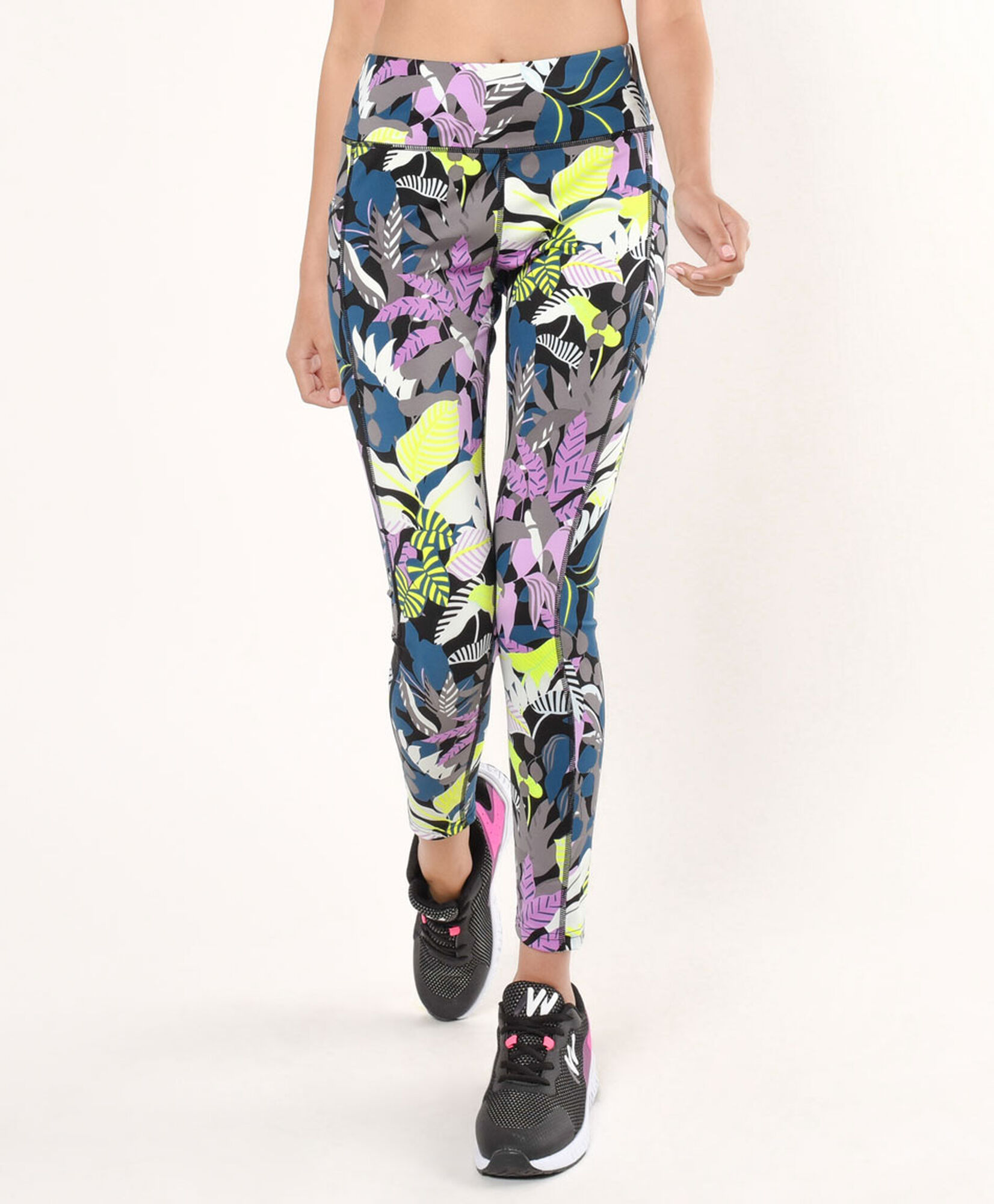 Calza deportiva mujer print floreado Calza deportiva mujer print floreado