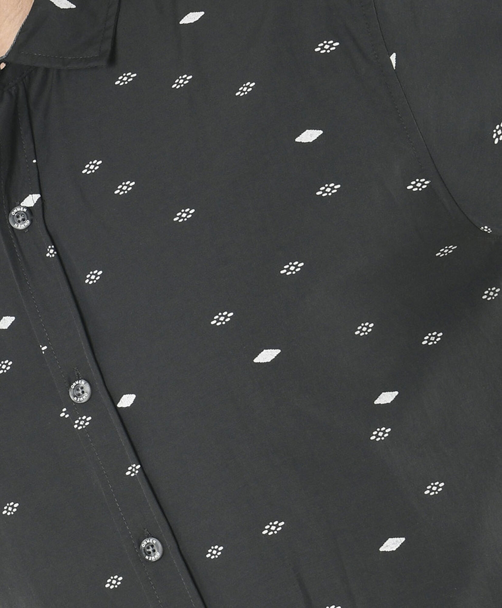 Camisa hombre estampado blanco Camisa hombre estampado blanco