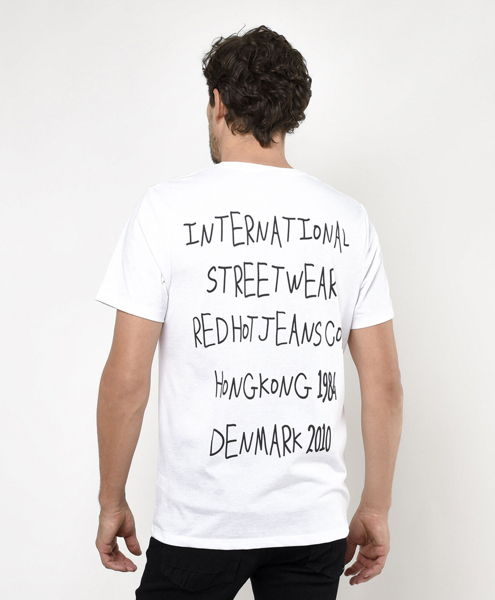 Polera hombre doble estampado freestyle Polera hombre doble estampado freestyle