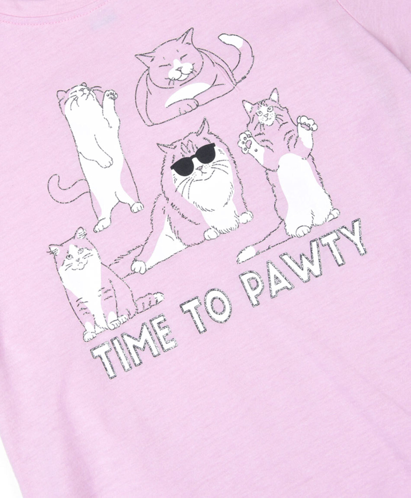 Polera niña gatos Polera niña gatos