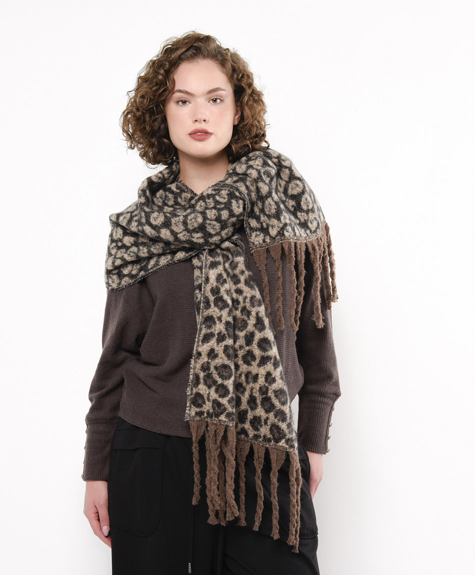 Ruana mujer animal print Ruana mujer animal print