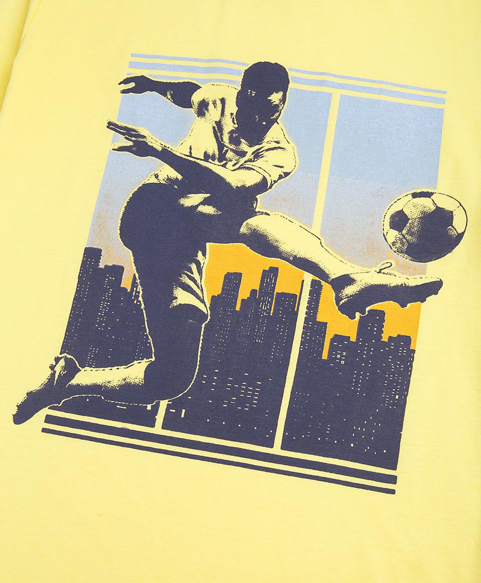 Polera niño fútbol amarilla Polera niño fútbol amarilla