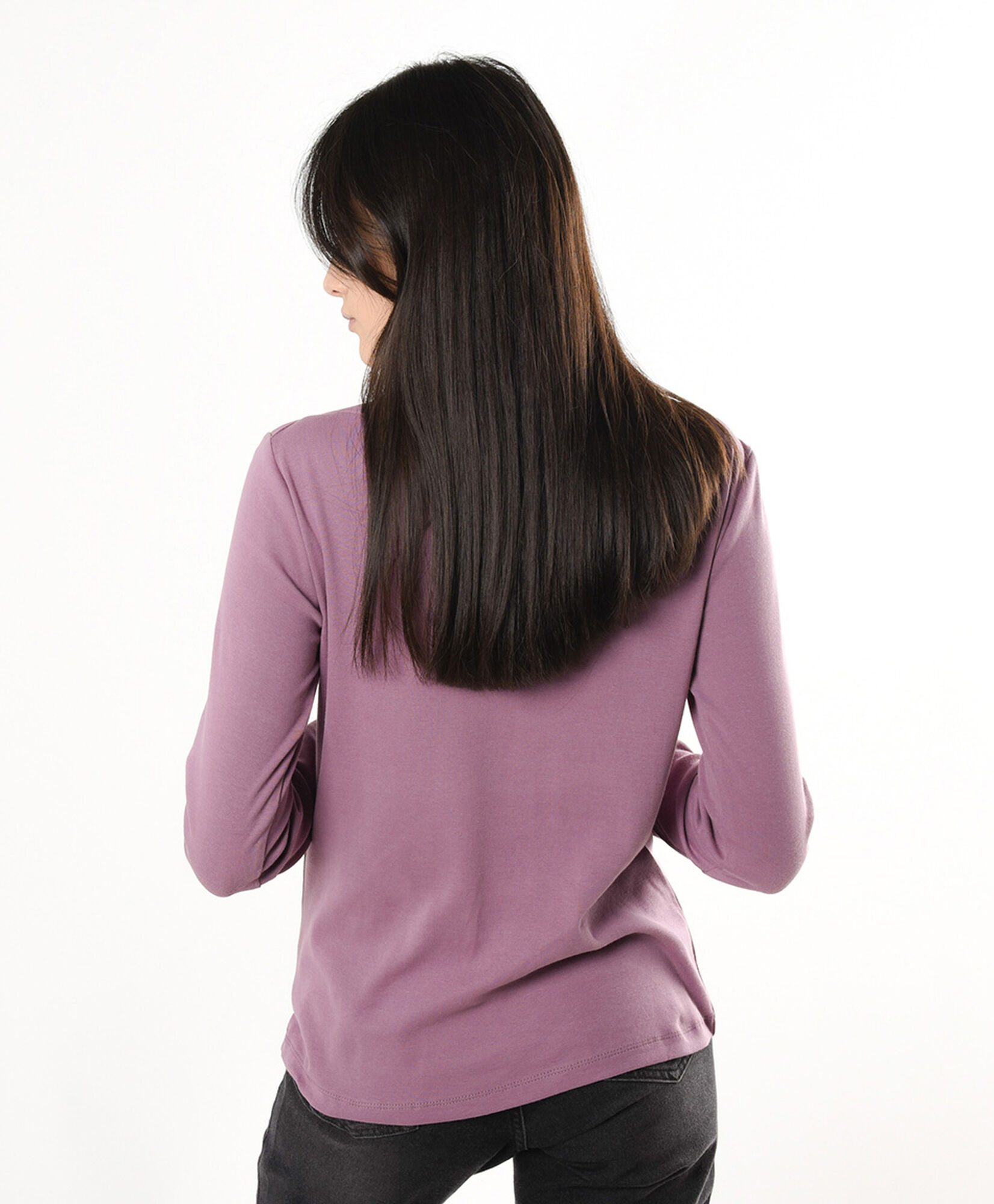 Polera mujer cuello ancho lisa Polera mujer cuello ancho lisa