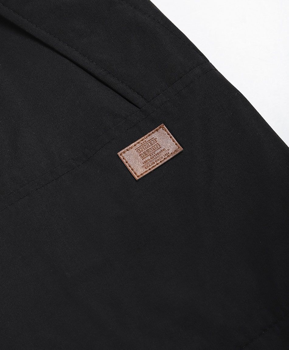 Cortaviento hombre lisa negro