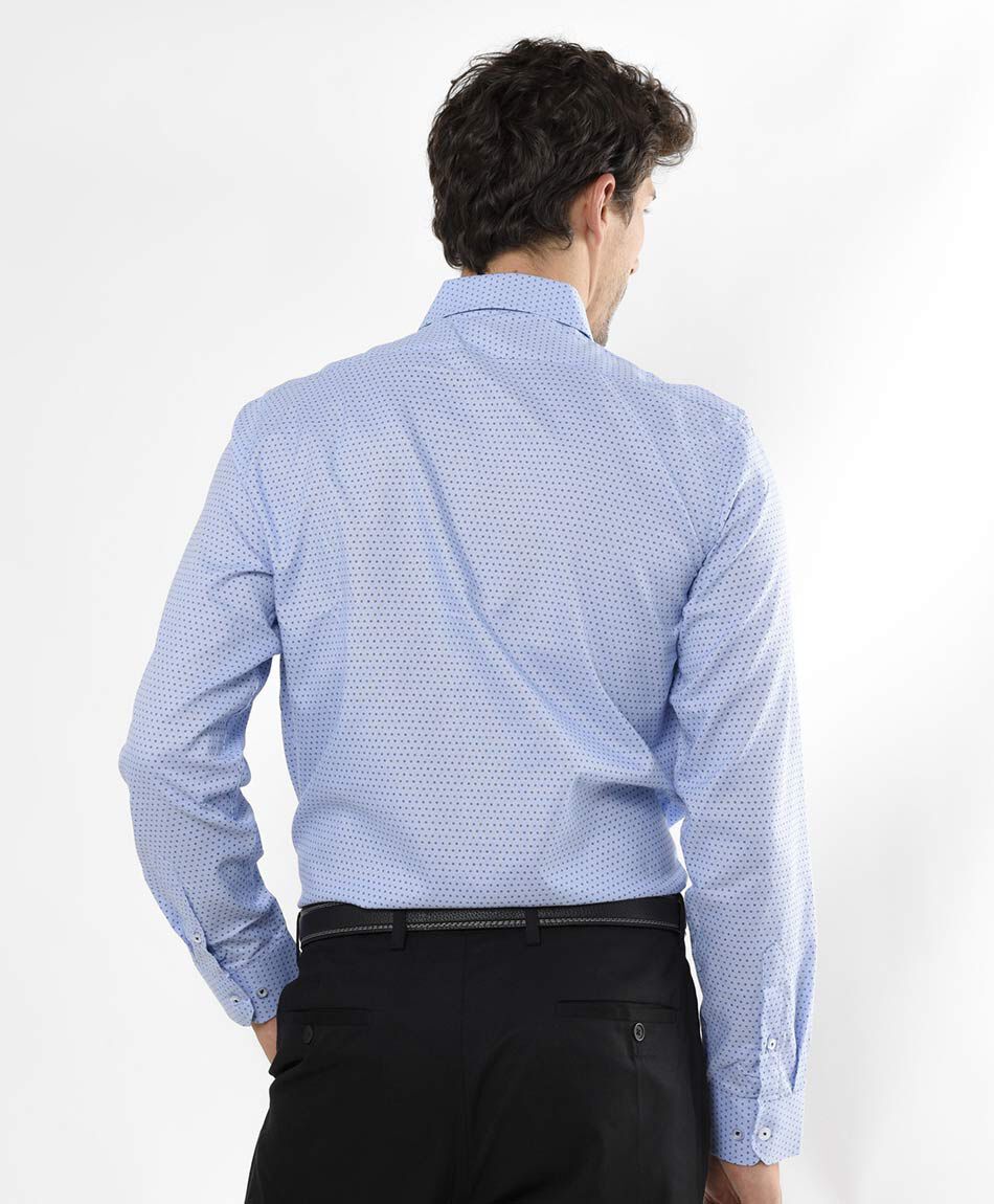 Camisa hombre mini cuadrados
