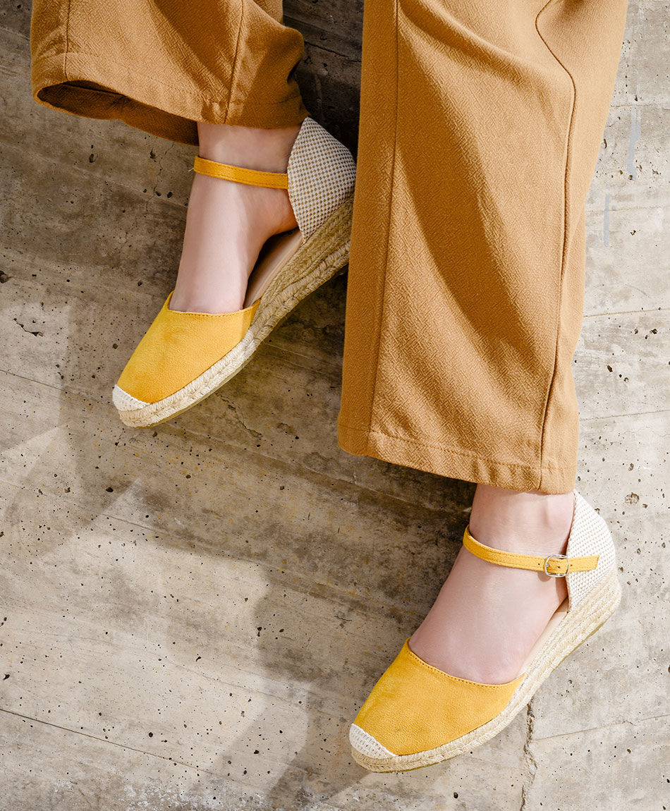 Zapato mujer alpargata rafia
