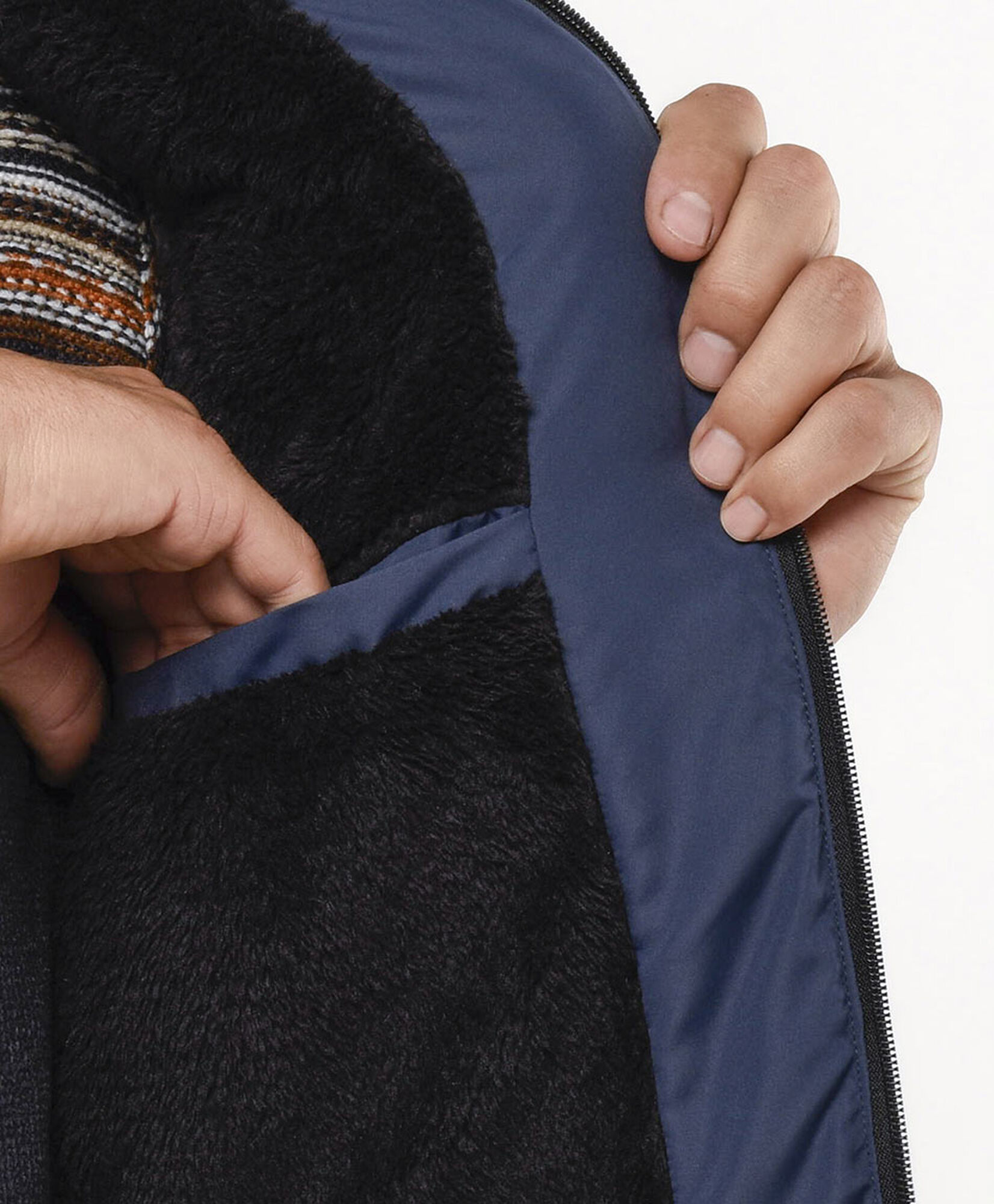 Parka hombre sin mangas azul Parka hombre sin mangas azul