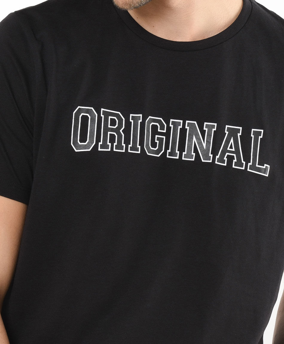 Polera hombre estampado original