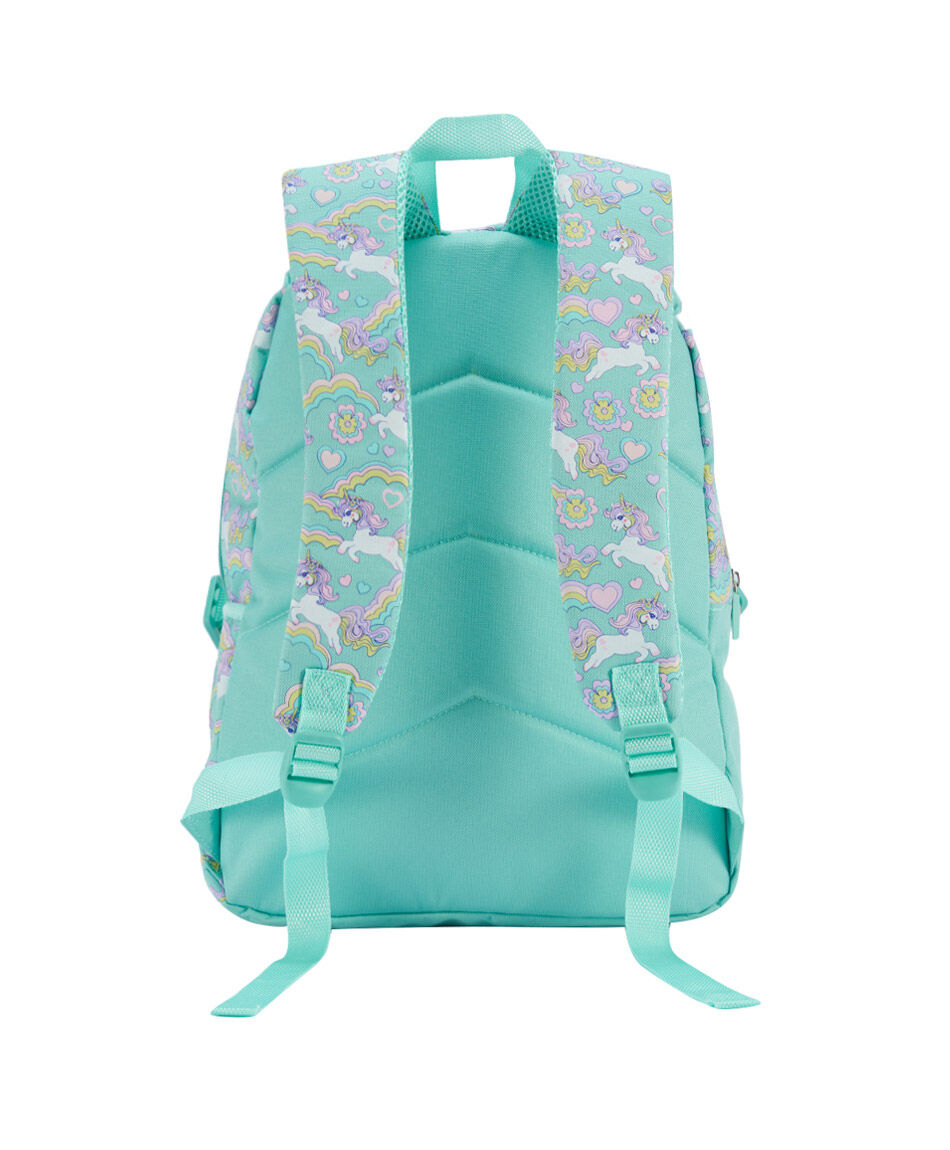 Pack mochila y accesorios escolar unicornio