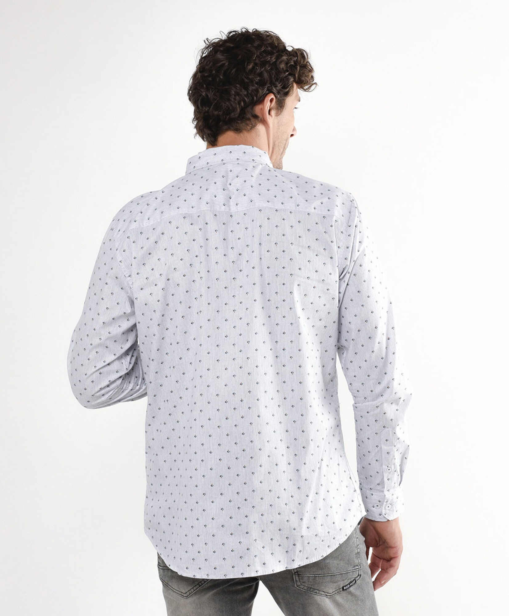 Camisa hombre mini diseño color Camisa hombre mini diseño color