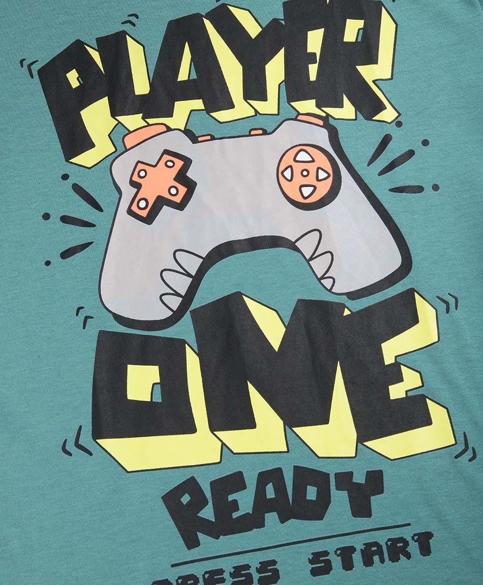 Polera ni&ntilde;o manga larga player