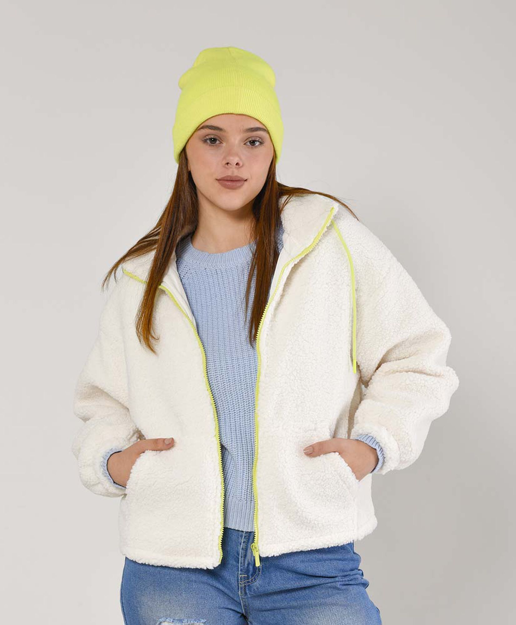 Chaqueta mujer invierno cuello alto Chaqueta mujer invierno cuello alto