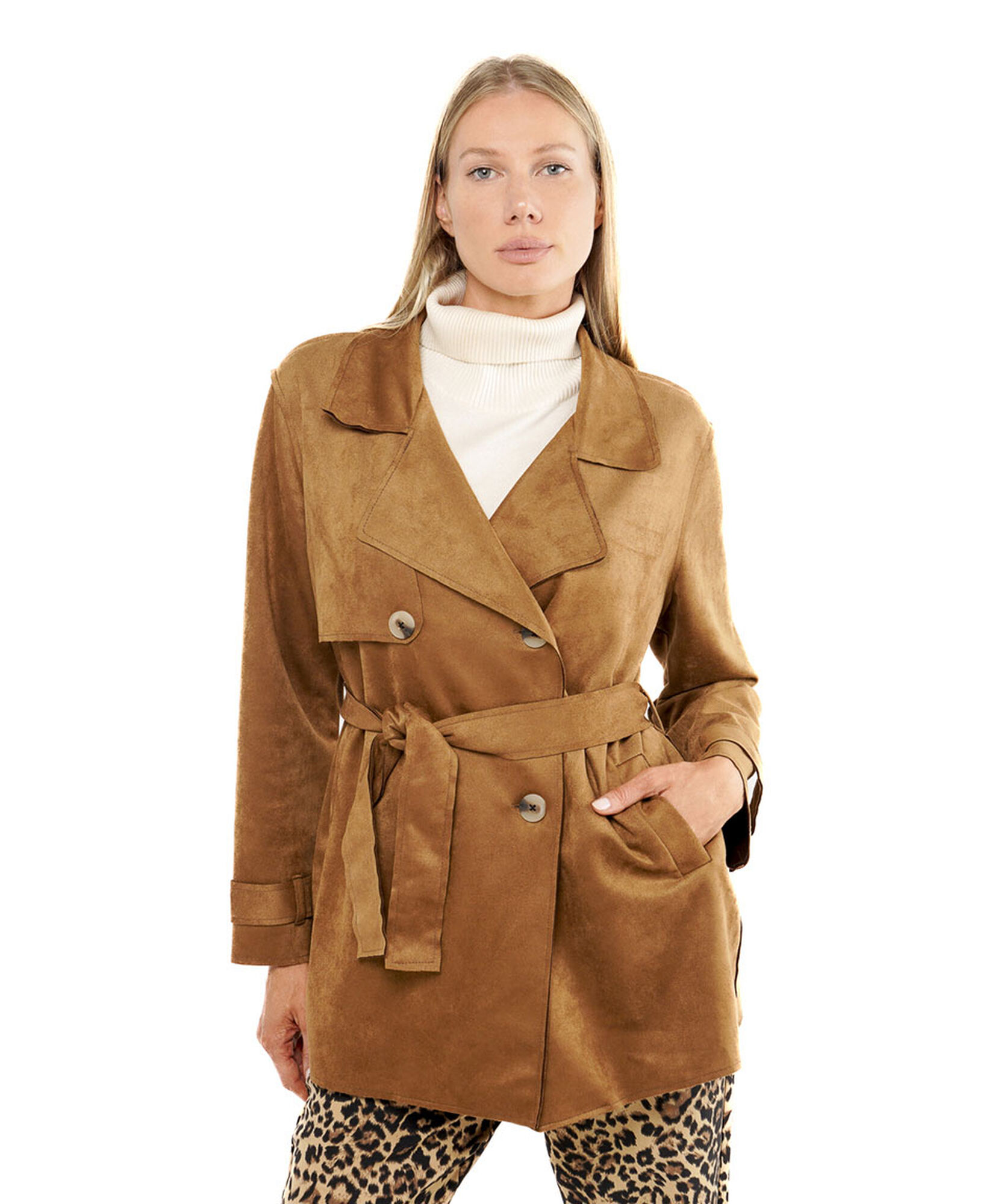 Abrigo mujer trench cinturón Abrigo mujer trench cinturón