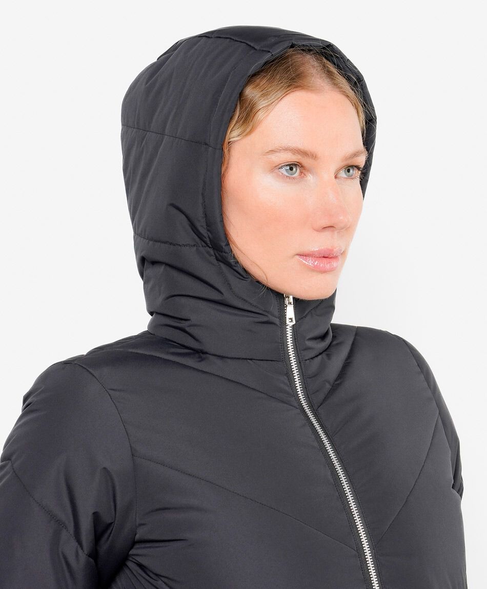 Parka mujer larga cierre
