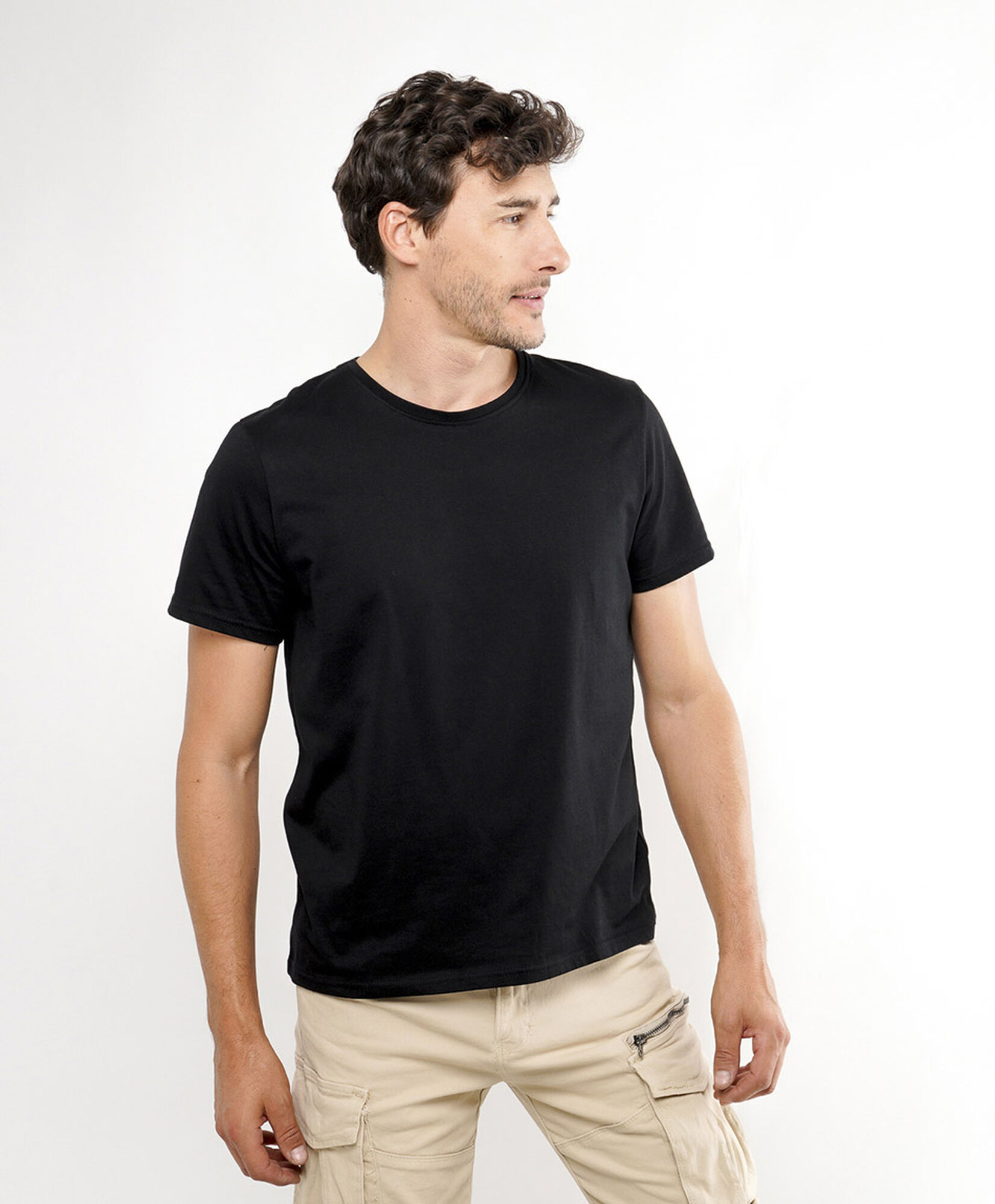 Polera hombre básica colores Polera hombre básica colores