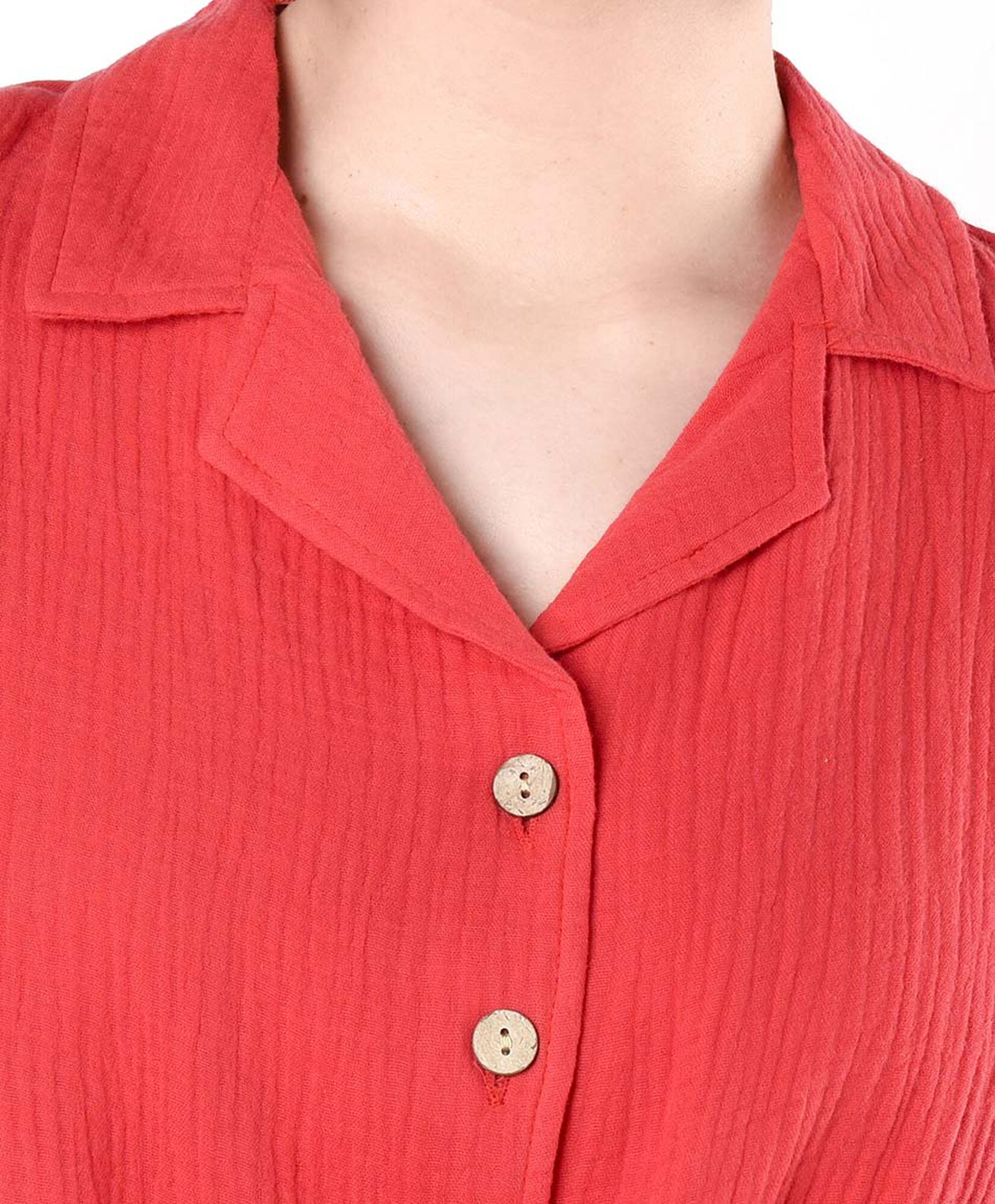 Blusa mujer roja lazo Blusa mujer roja lazo