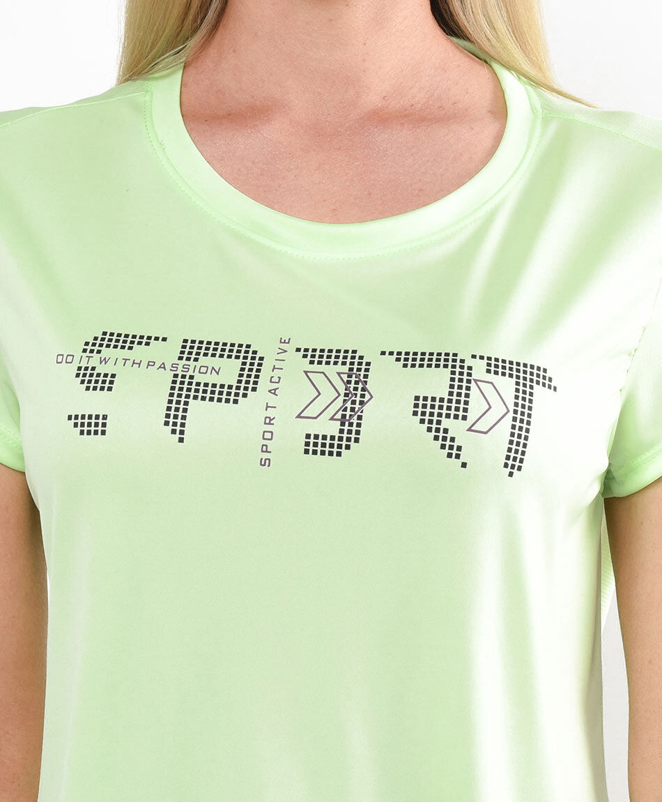 Polera deportiva mujer green