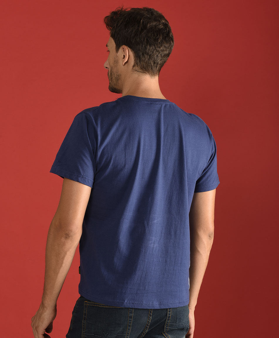 Polera manga corta cuello redondo