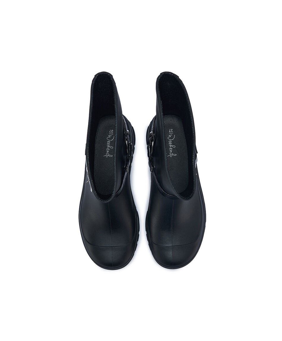 Bota mujer agua hebilla