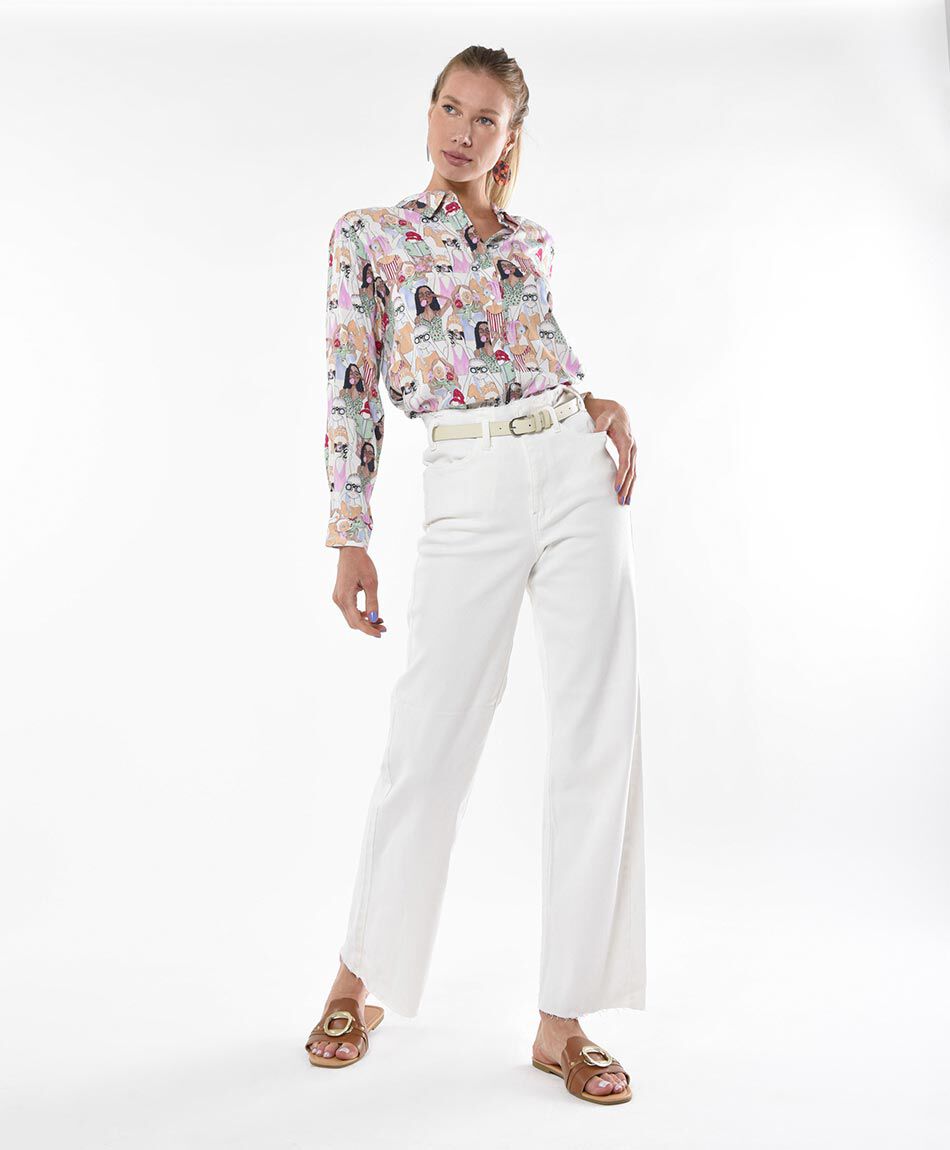 Sandalia mujer hebilla cuadrada