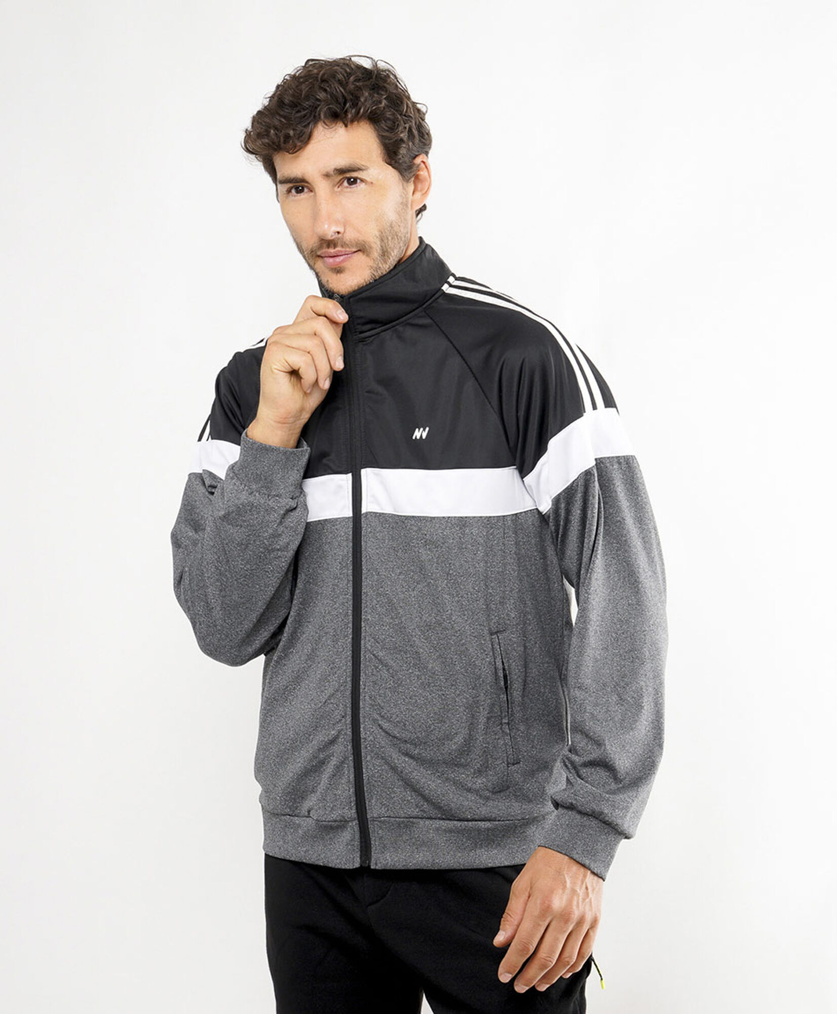 Polerón deportivo hombre tricolor Polerón deportivo hombre tricolor