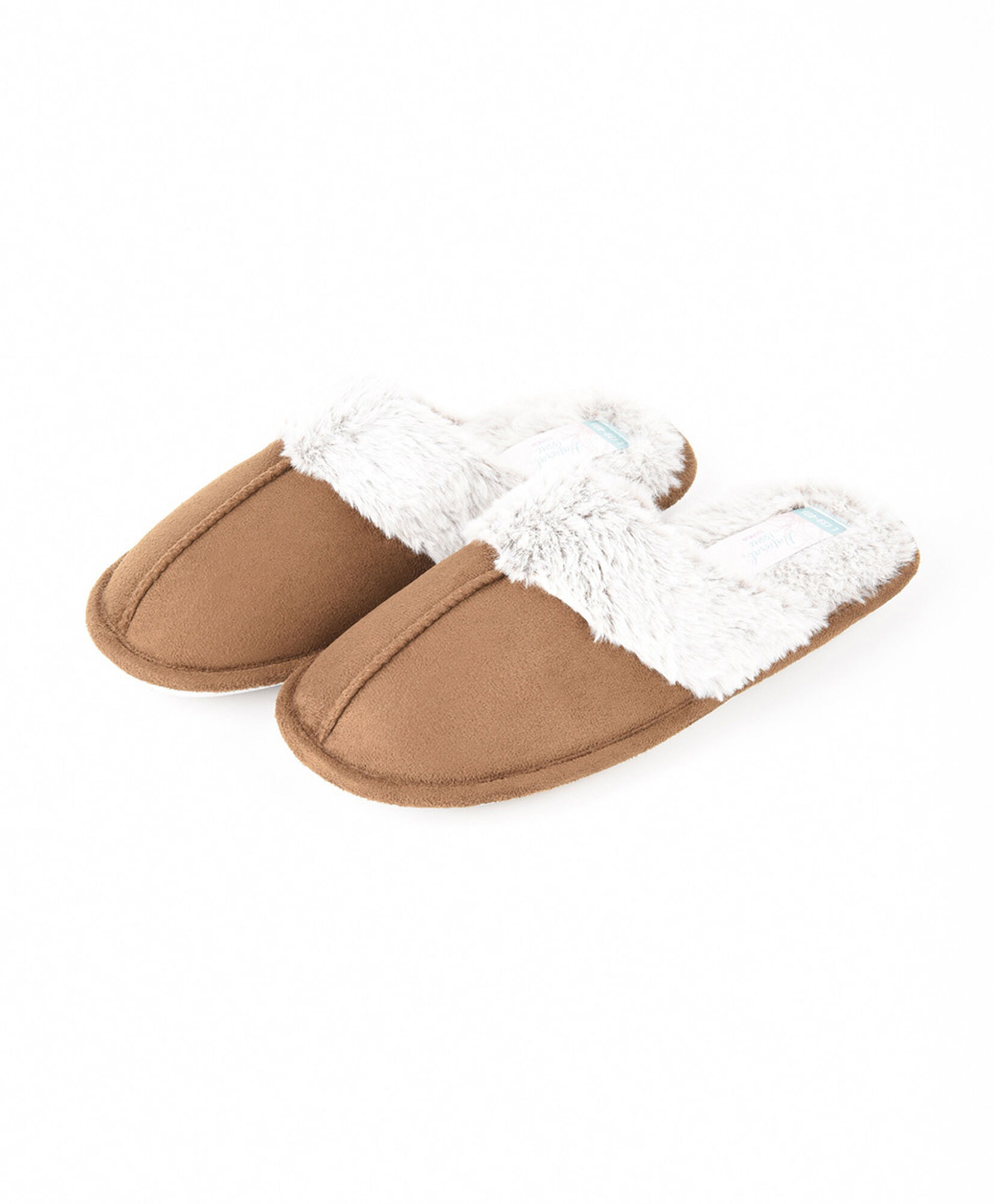 Pantufla mujer gamuza pelitos Pantufla mujer gamuza pelitos