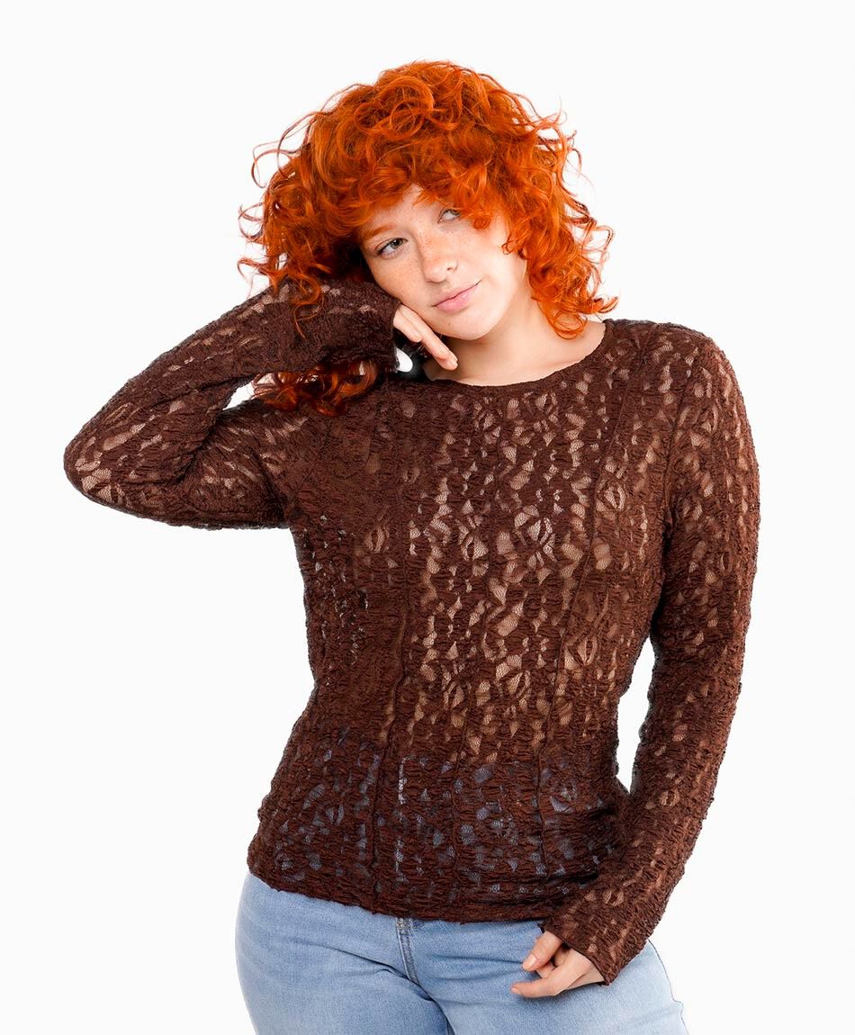 Polera mujer dise&ntilde;o de cortes