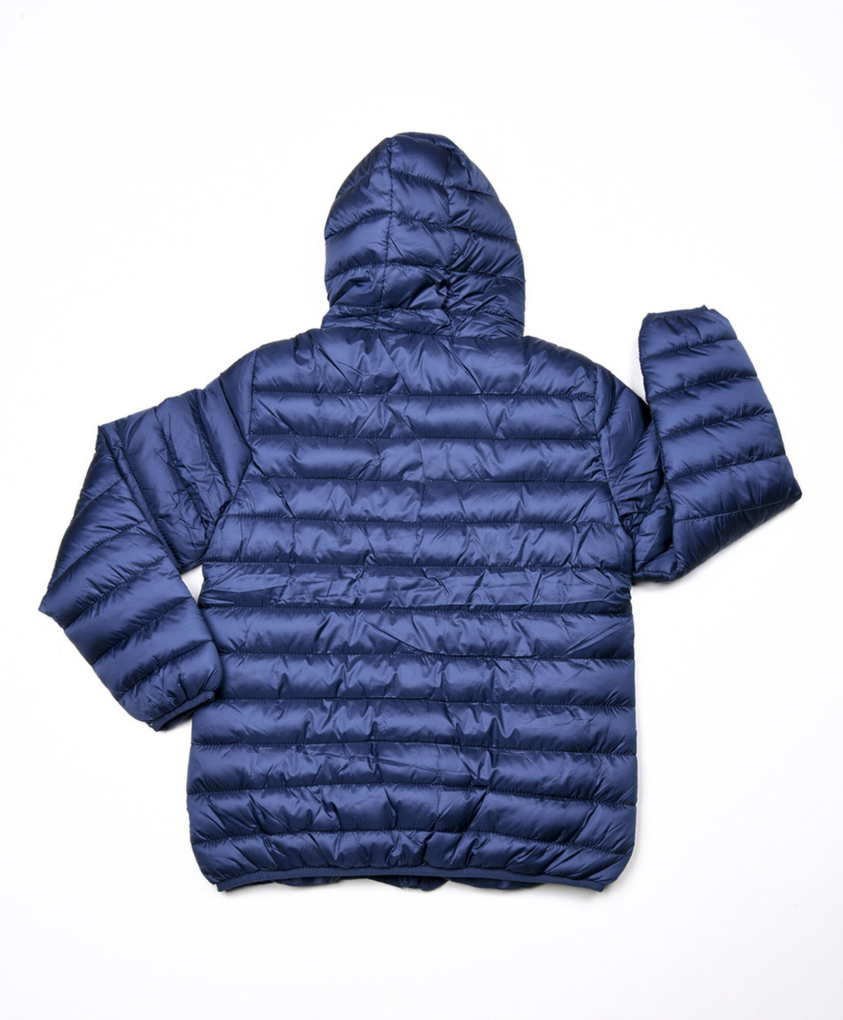 Parka niña acolchada azul Parka niña acolchada azul