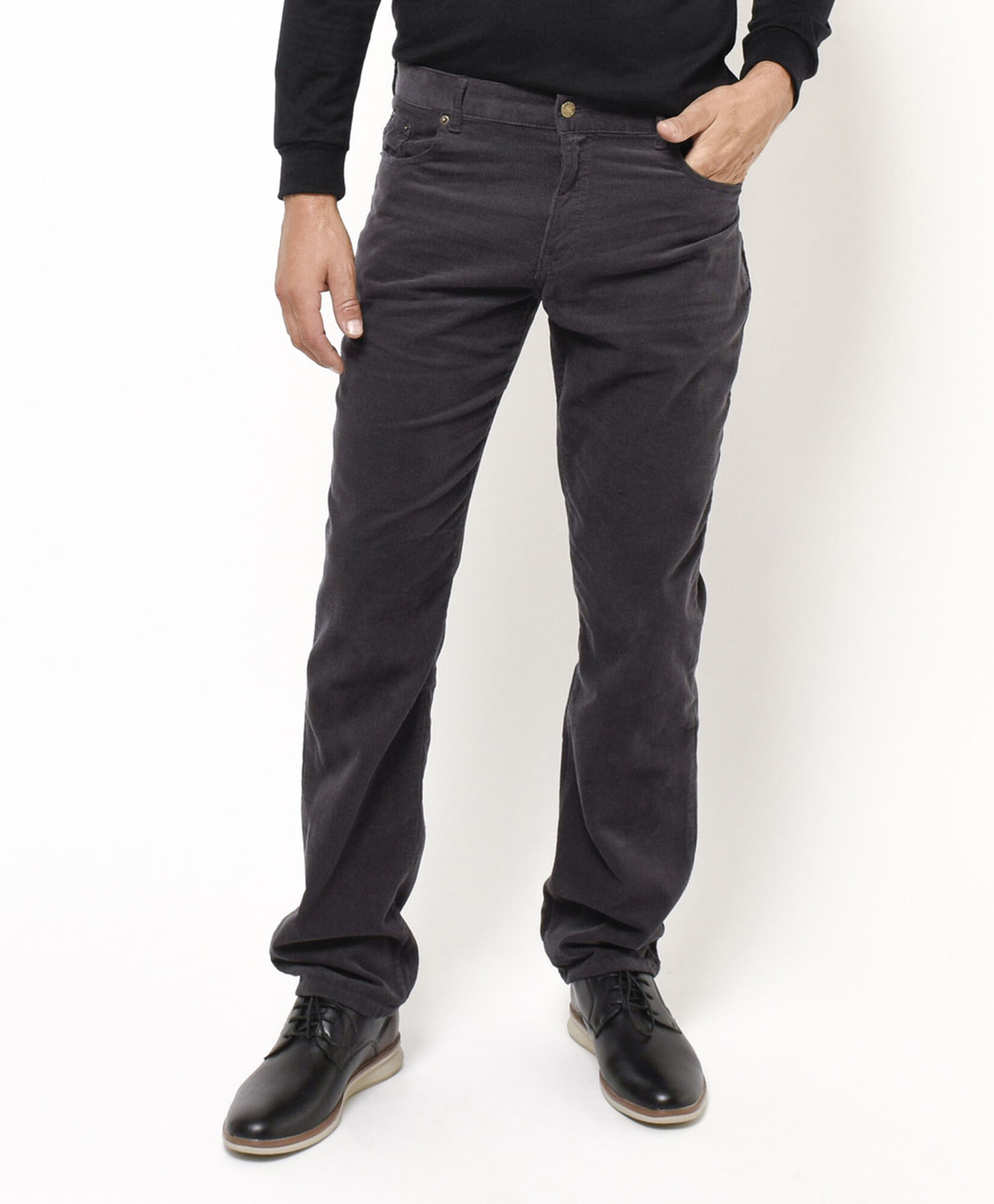 Pantalón hombre corderoy gris Pantalón hombre corderoy gris