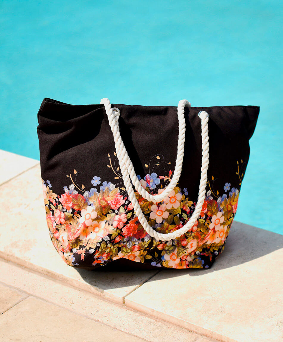 Bolso mujer floreado