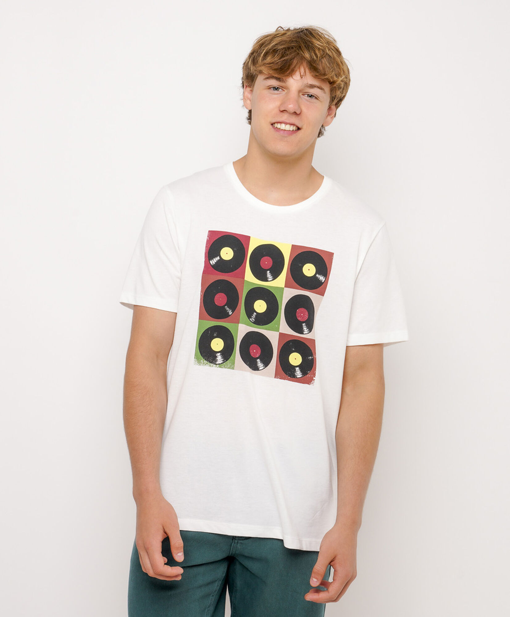 Polera hombre vinilos Polera hombre vinilos