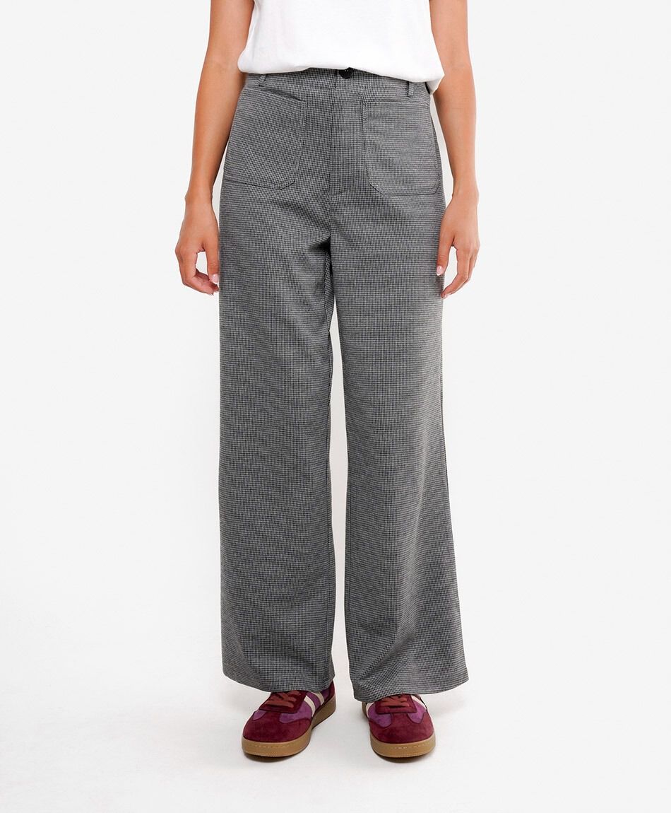 Pantal&oacute;n mujer small check