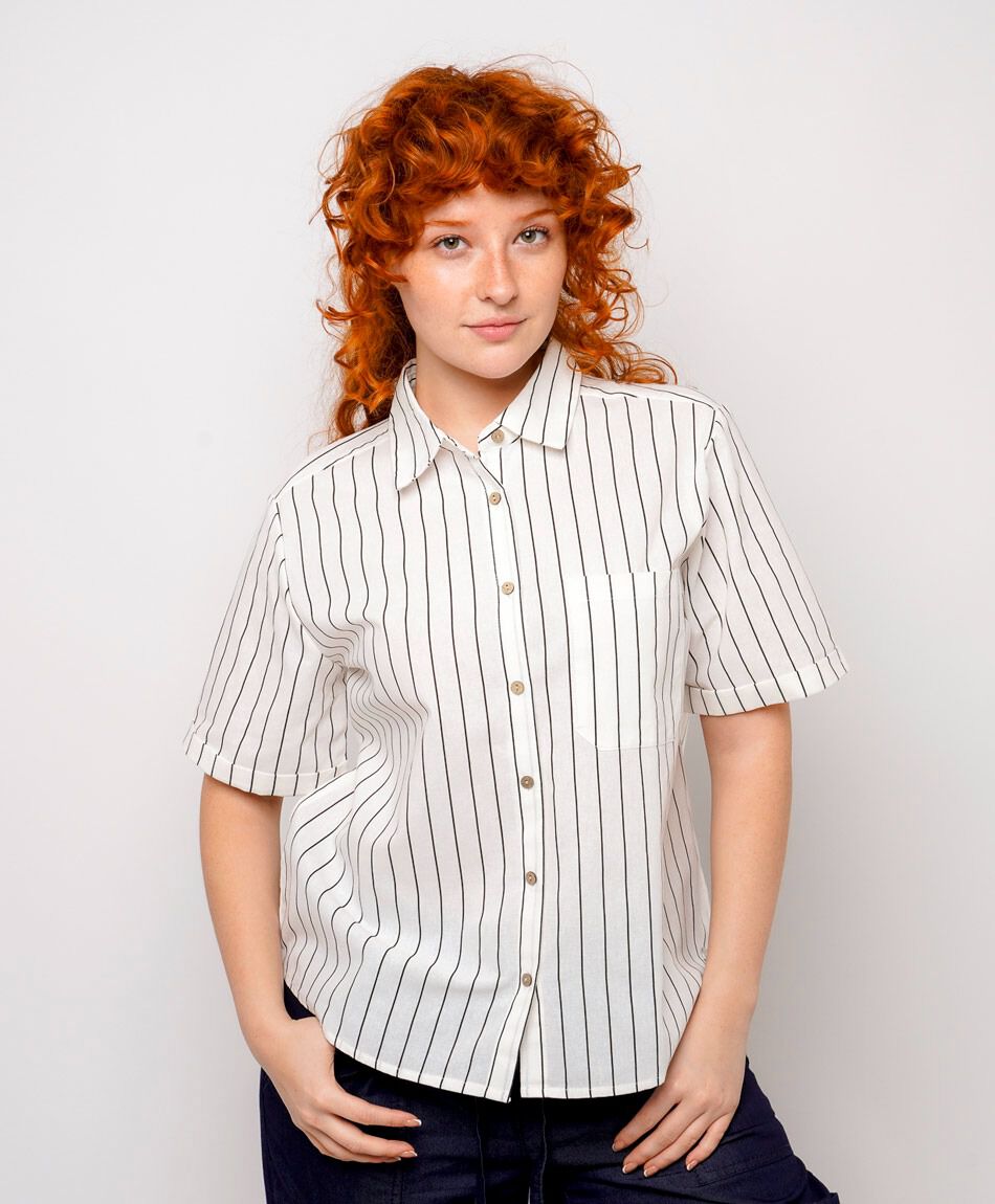 Blusa mujer dise&ntilde;o rayas