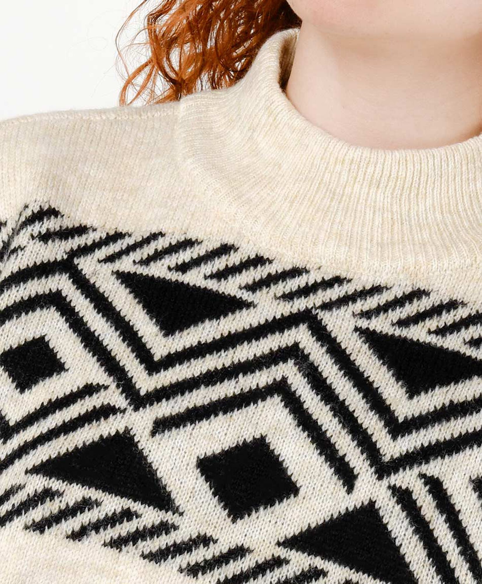 Sweater mujer nordic cuello alto Sweater mujer nordic cuello alto
