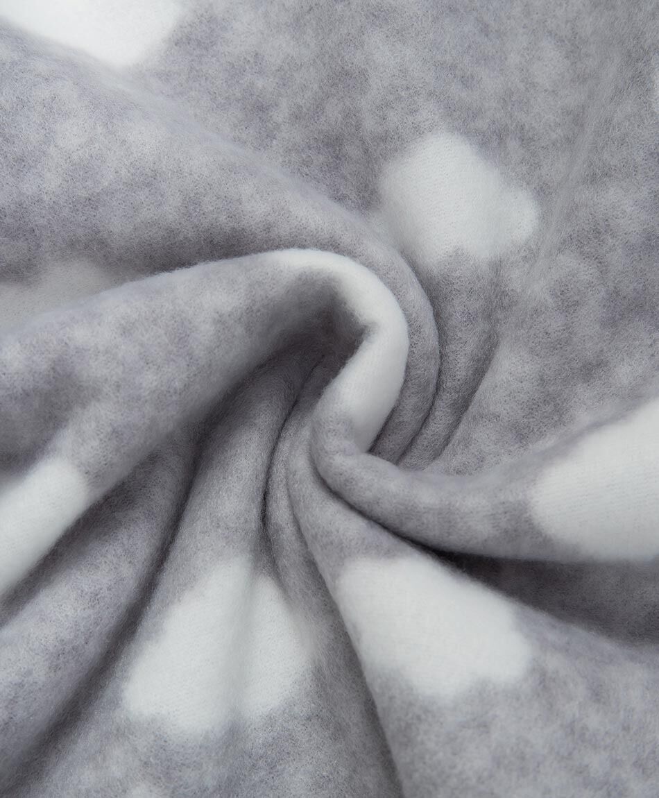 Pijama mujer polar nubes white